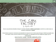 Tablet Screenshot of cakefactoryale.com